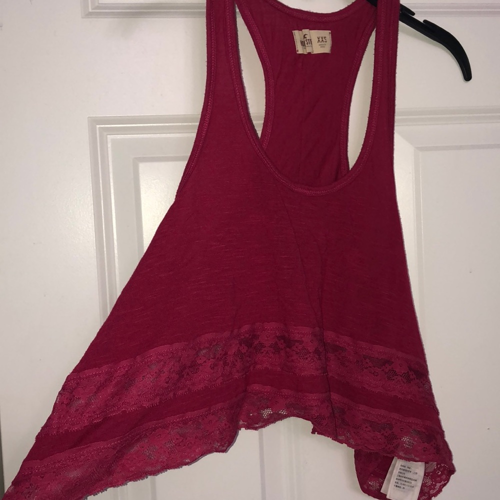 pink hollister top